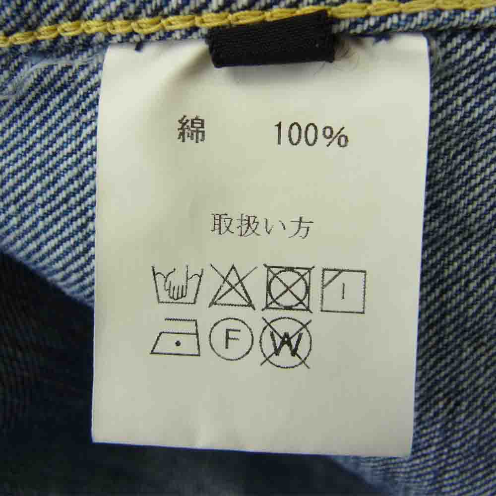JELADO ジェラード 44DENIM JACKET VINTAGE FINISH ヴィンテージ加工 デニム ジャケット インディゴブルー系 M【中古】