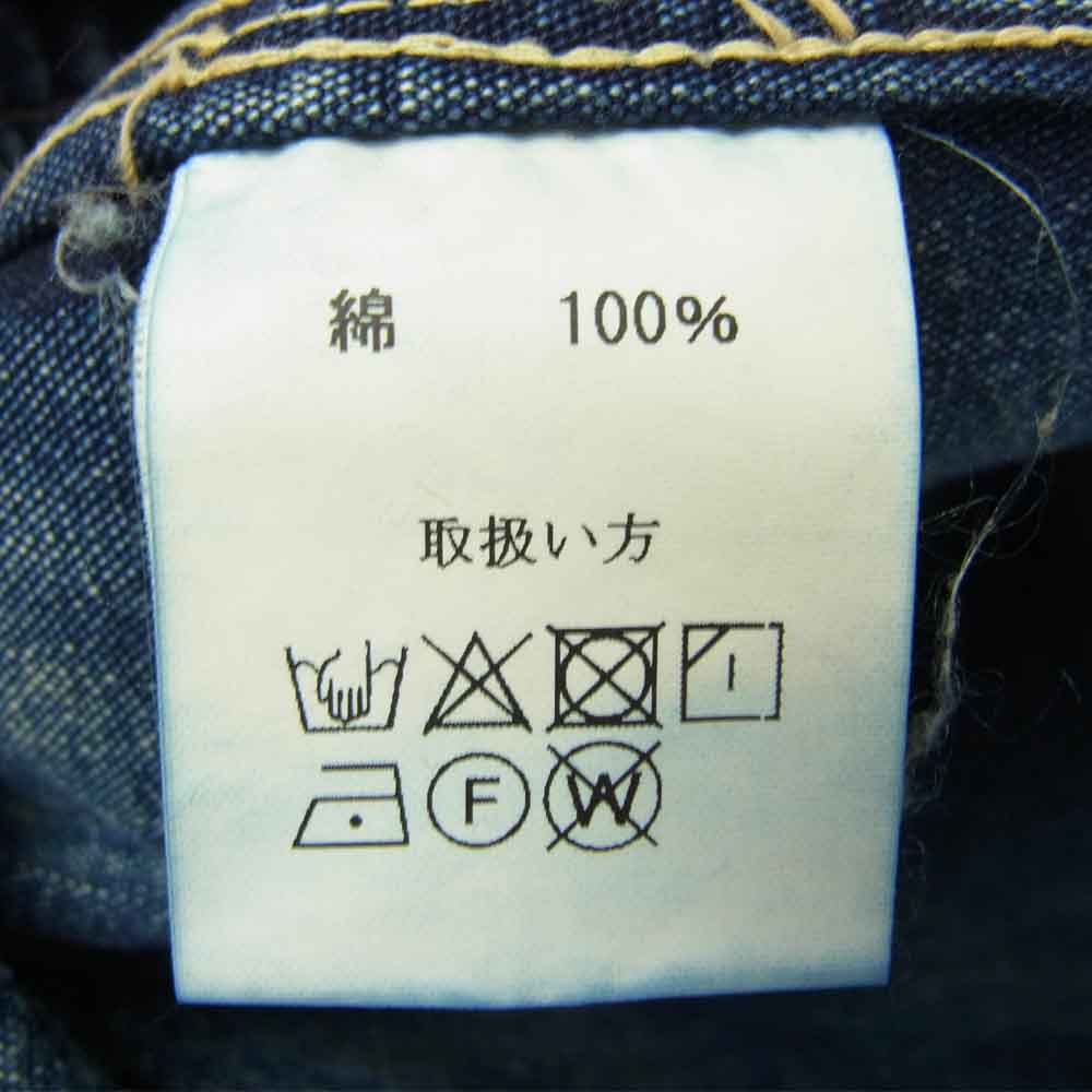 JELADO ジェラード Bruiser Overall V/F ヴィンテージ加工 ブルーザー ウォバッシュ オーバーオール インディゴブルー系【中古】