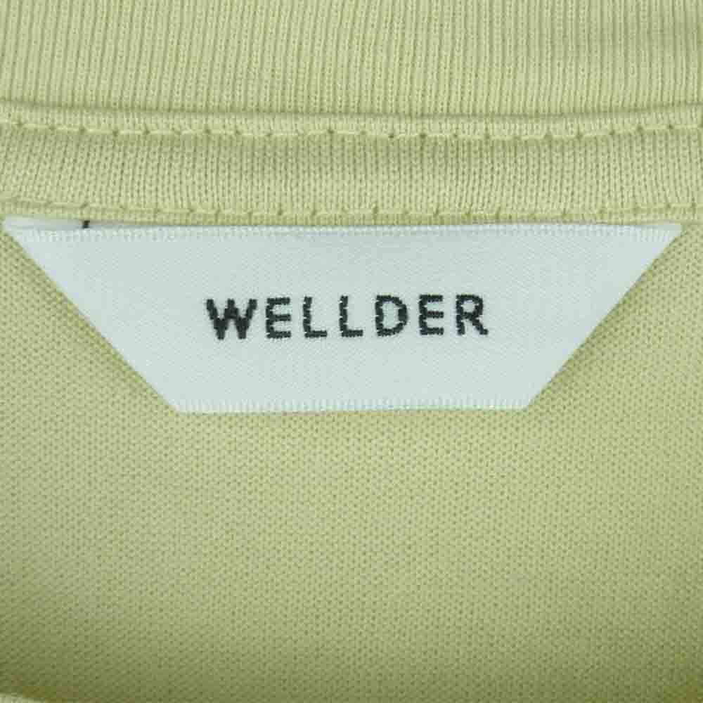 ウェルダー 21SS WM21SC11 Embroidery Half Sleeve T-Shirt エンブロイダリー ポケット付き 半袖 Tシャツ イエロー系 5【中古】
