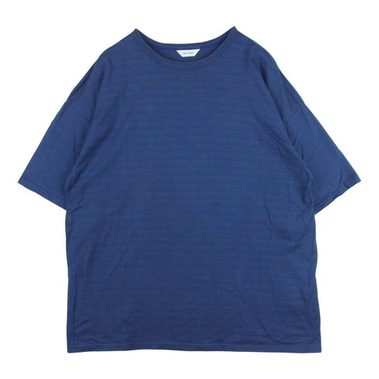ウェルダー 20SS WM20SCS12 Wide Fit T-Shirts ワイドフィット ボーダー 半袖 Tシャツ ネイビー系 レッド系 5【中古】