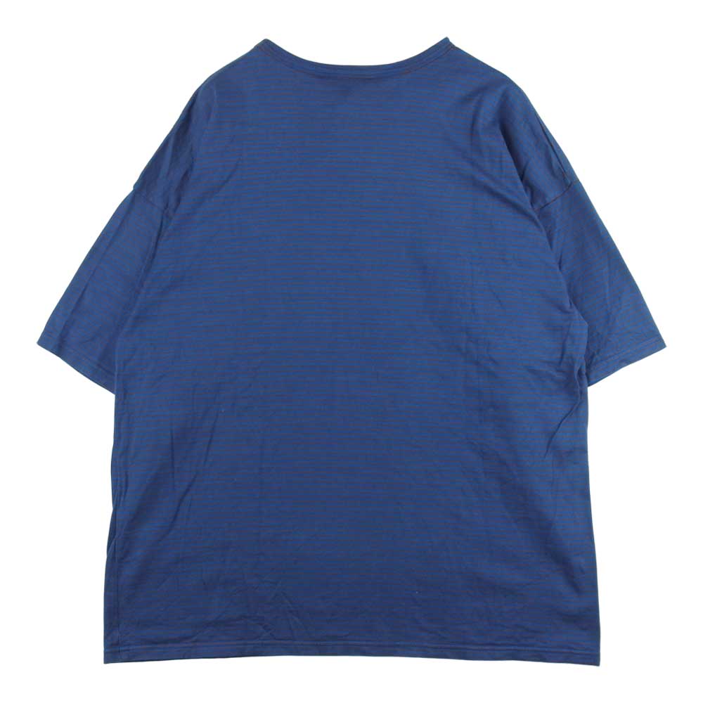 ウェルダー 20SS WM20SCS12 Wide Fit T-Shirts ワイドフィット ボーダー 半袖 Tシャツ ネイビー系 レッド系 5【中古】