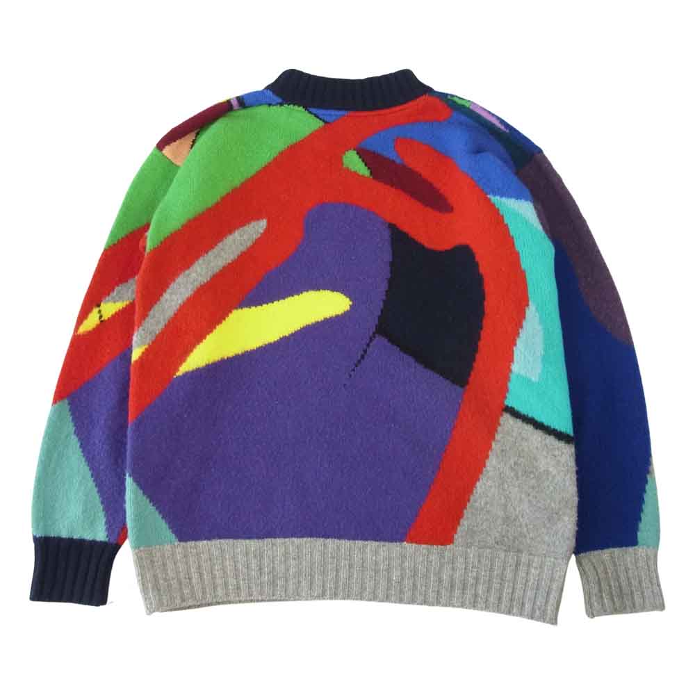 Sacai サカイ 21AW 21-02579M Kaws Jacquard knit カウズ Sacai サカイ 21AW 21-02579M Kaws Jacquard knit カウズ