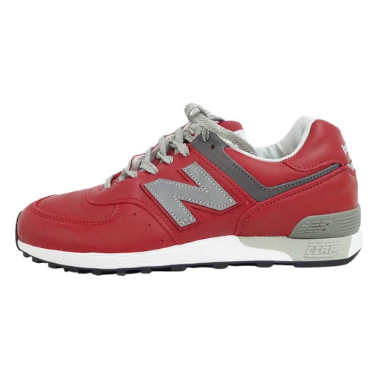 NEW BALANCE ニューバランス M576 RED ローカット スニーカー レッド系 25cm【新古品】【未使用】【中古】