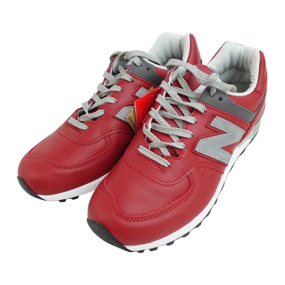 NEW BALANCE ニューバランス M576 RED ローカット スニーカー レッド系 25cm【新古品】【未使用】【中古】