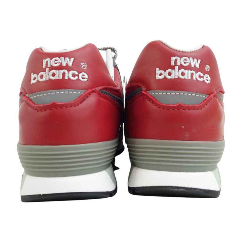 NEW BALANCE ニューバランス M576 RED ローカット スニーカー レッド系 25cm【新古品】【未使用】【中古】