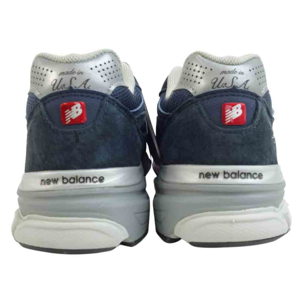 NEW BALANCE ニューバランス 未使用品 M990 NB3 ローカット スニーカー ネイビー系 26.5cm【極上美品】【中古】