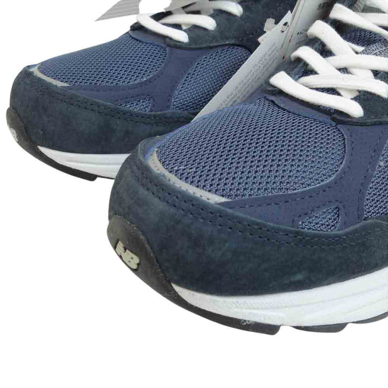 NEW BALANCE ニューバランス 未使用品 M990 NB3 ローカット スニーカー ネイビー系 26.5cm【極上美品】【中古】