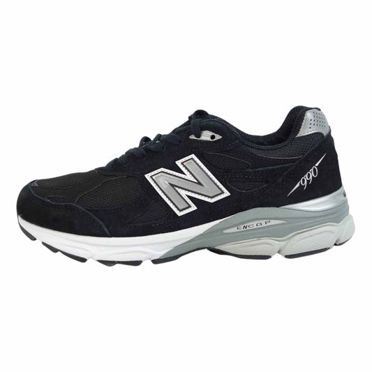 NEW BALANCE ニューバランス M990 BS3 ローカット スニーカー ブラック系 26cm【新古品】【未使用】【中古】