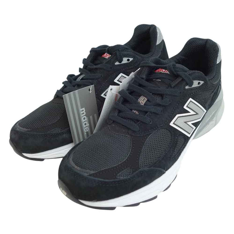 NEW BALANCE ニューバランス M990 BS3 ローカット スニーカー ブラック系 26cm【新古品】【未使用】【中古】