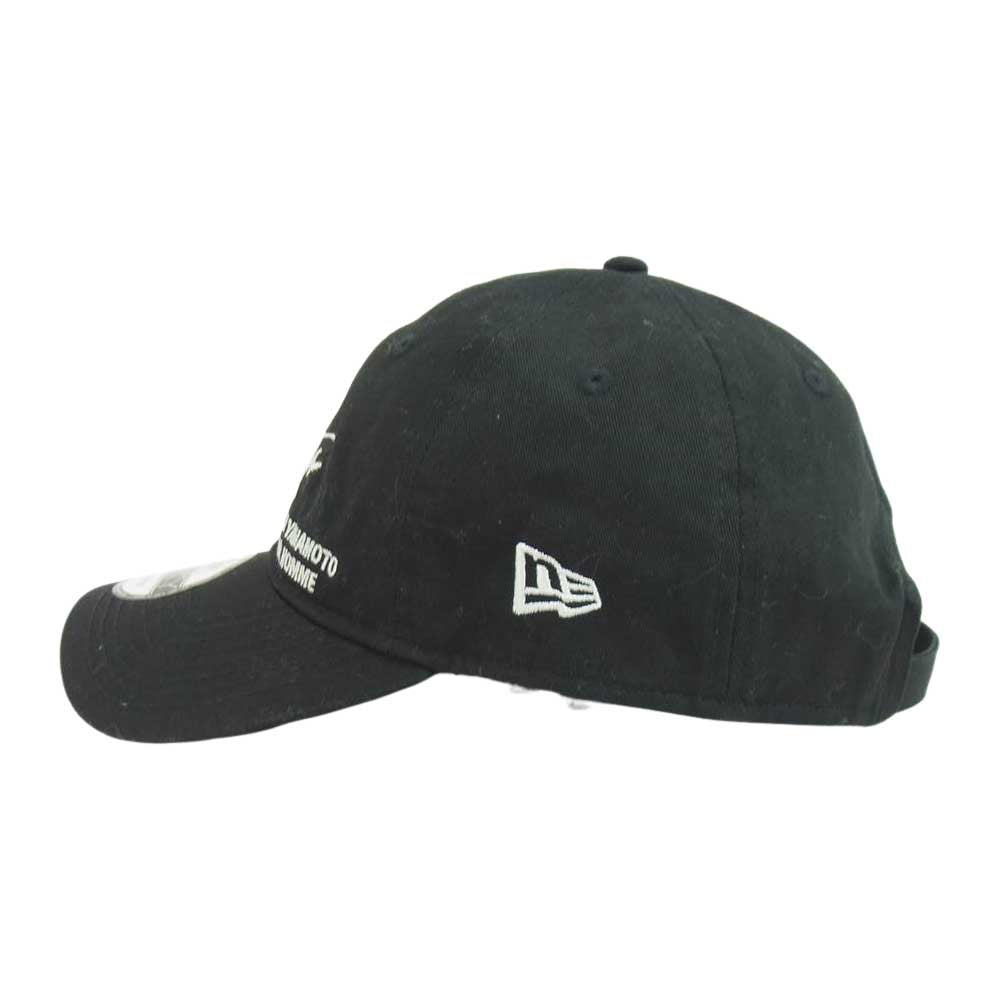 ISAMUKATAYAMA BACKLASH イサムカタヤマバックラッシュ Yohji Yamamoto POUR HOMME NEWERA YNB-01 TRIPLE NAME CAP ヨウジヤマモト ニューエラ トリプルネーム ロゴ キャップ ブラック系【中古】