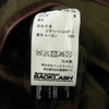 ISAMUKATAYAMA BACKLASH イサムカタヤマバックラッシュ 1704-04 ヴィンテージ加工 イタリアンショルダー 立ち襟 ライダース ブラウン系 M【中古】