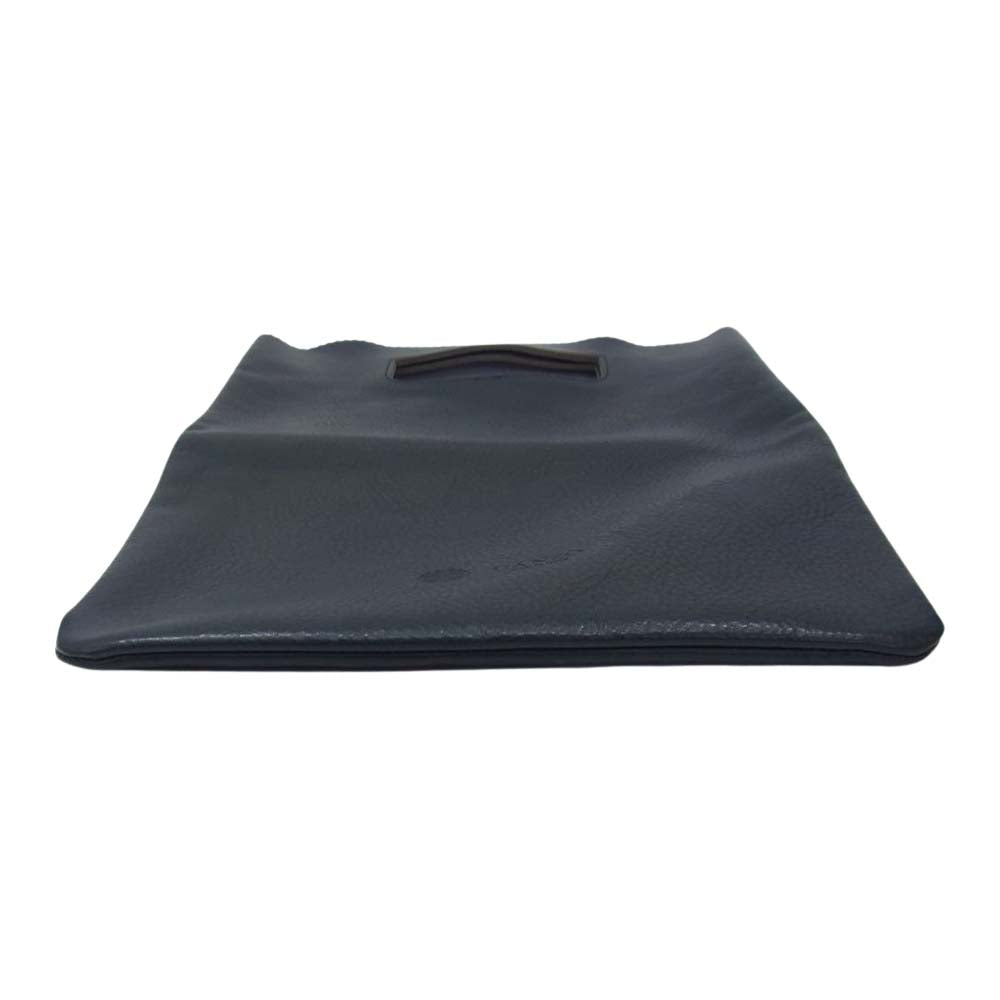 GANZO ガンゾ 0057376 SACCHETTO II Clutch サケット 2 クラッチバッグ Sサイズ ネイビー系【中古】