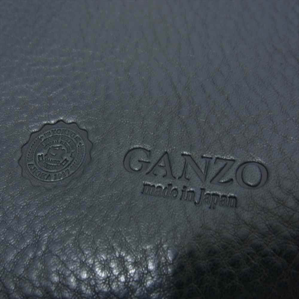 GANZO ガンゾ 0057376 SACCHETTO II Clutch サケット 2 クラッチバッグ Sサイズ ネイビー系【中古】