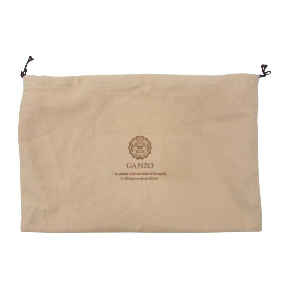 GANZO ガンゾ 0057376 SACCHETTO II Clutch サケット 2 クラッチバッグ Sサイズ ネイビー系【中古】