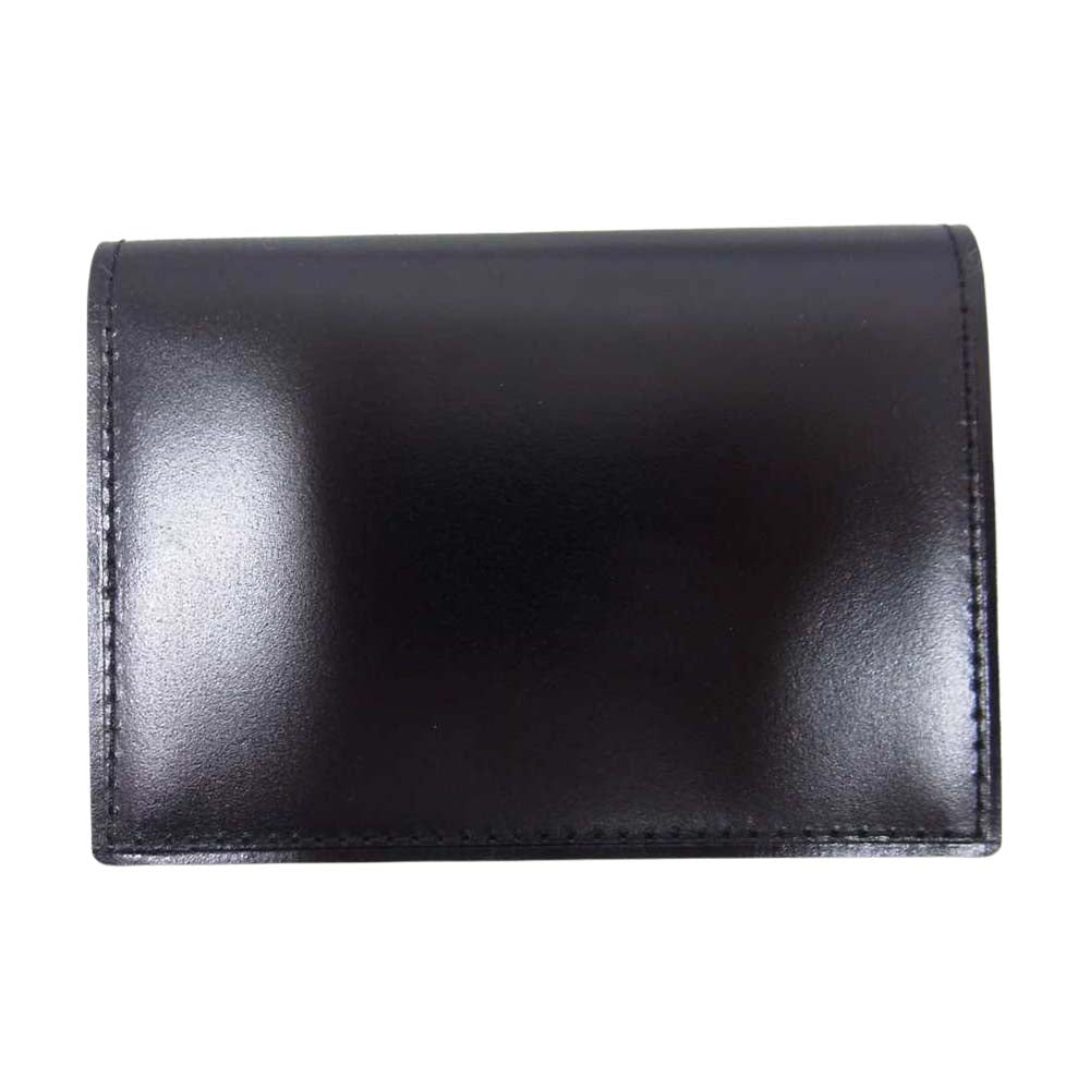 GANZO ガンゾ 0057637 CORDOVAN コードバン 名刺入れ ブラック系【中古】