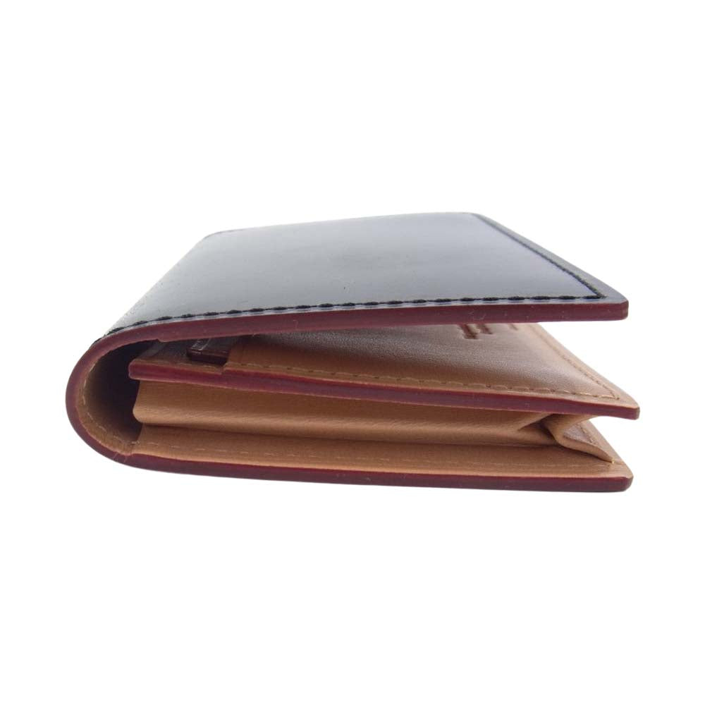 GANZO ガンゾ 0057637 CORDOVAN コードバン 名刺入れ ブラック系【中古】