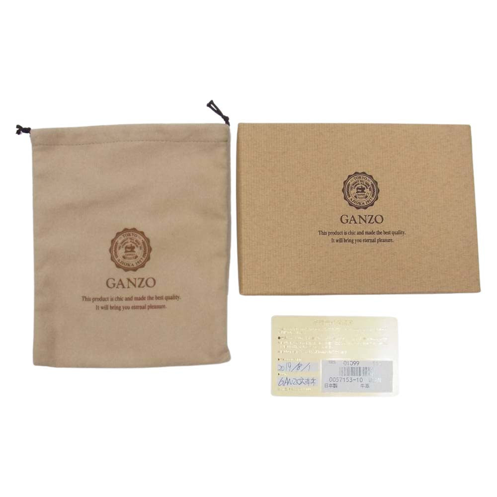 GANZO ガンゾ 0057153 Minerva ミネルバ 小銭入れ コインケース ブラック系【中古】