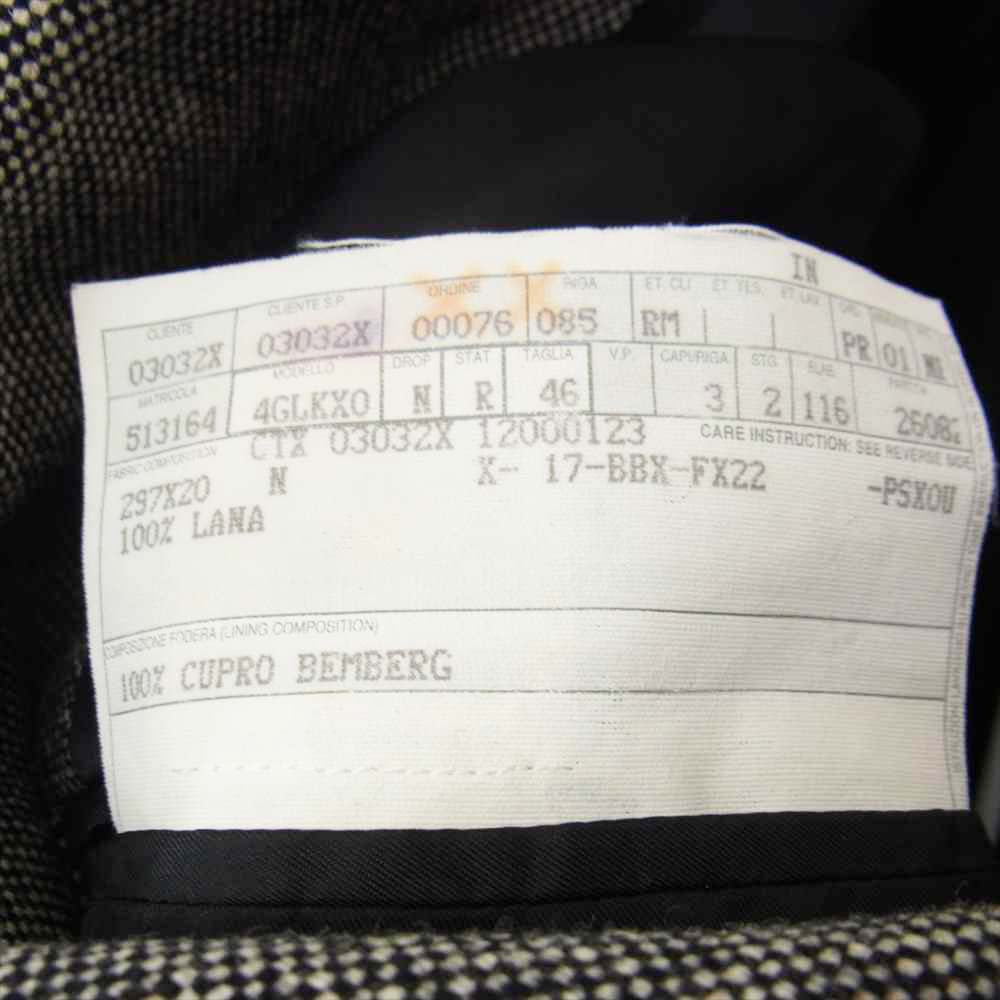 ROMEO GIGLI ロメオジリ 国内正規品 バスストップタグ イタリア製 ウールツイード ベルテッド コート グレー系 46【中古】