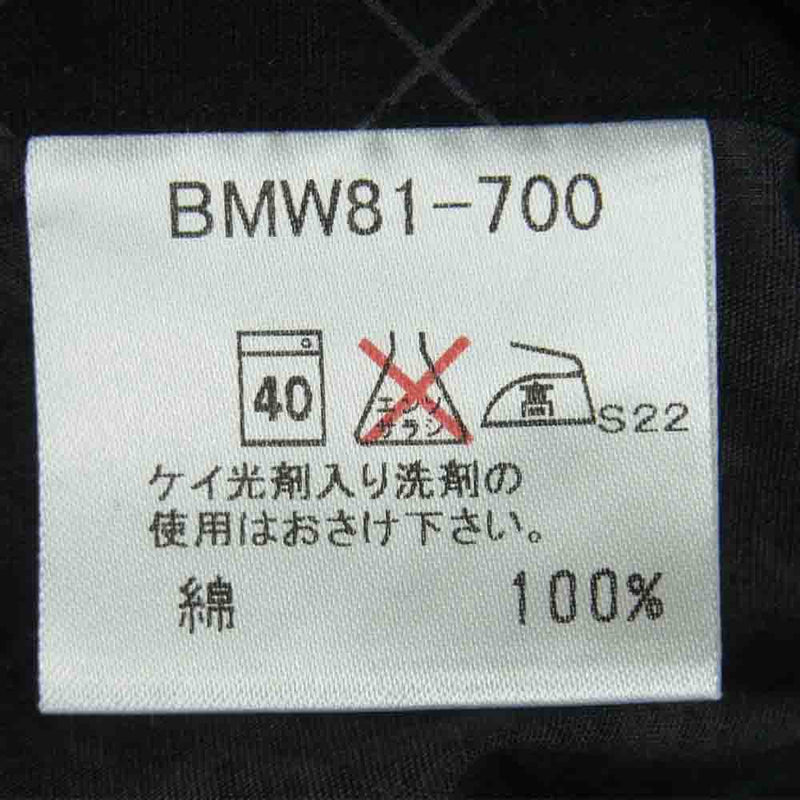 BURBERRY BLACK LABEL バーバリーブラックレーベル BMW81-700 総柄 スタンダード 長袖 シャツ ブラック系【中古】