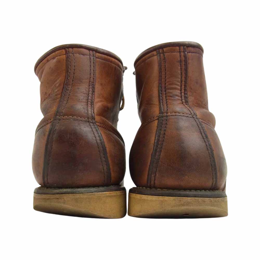 RED WING レッドウィング 犬刻印 モックトゥ ブーツ ブラウン系 サイズ表記無し【中古】