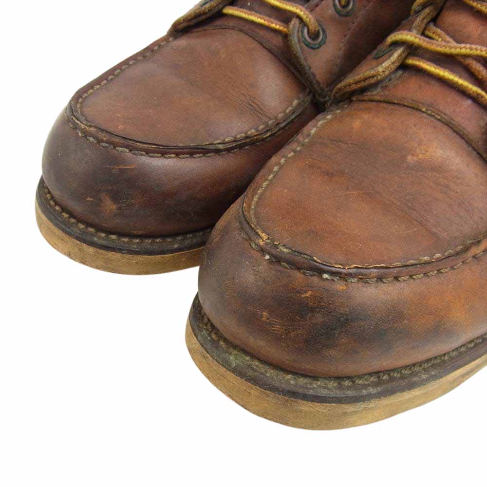 RED WING レッドウィング 犬刻印 モックトゥ ブーツ ブラウン系 サイズ表記無し【中古】