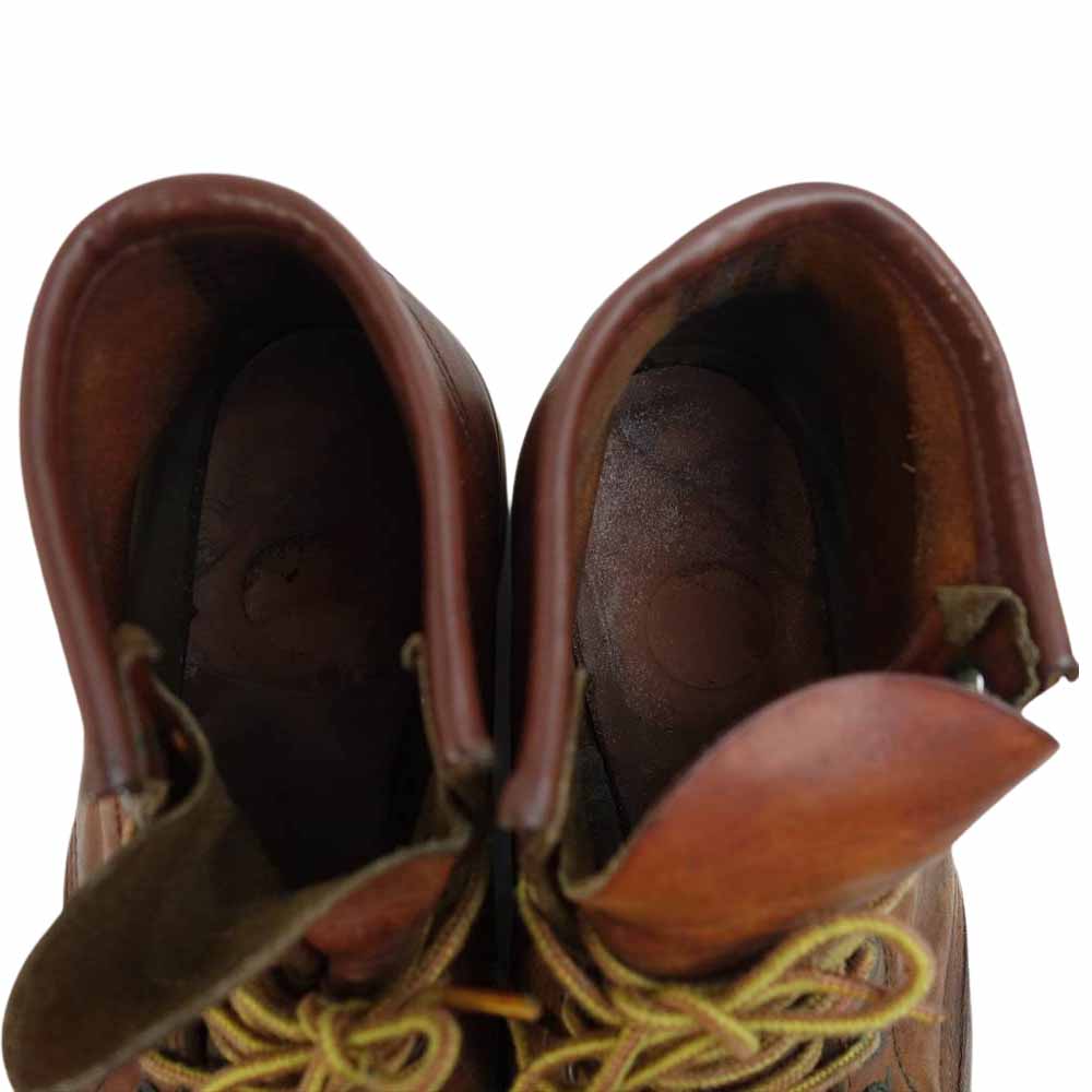 RED WING レッドウィング 犬刻印 モックトゥ ブーツ ブラウン系 サイズ表記無し【中古】