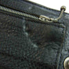 CHROME HEARTS クロムハーツ（原本無） 1SNAP 1スナップ クロスボタン レザー ウォレット ブラック系【中古】
