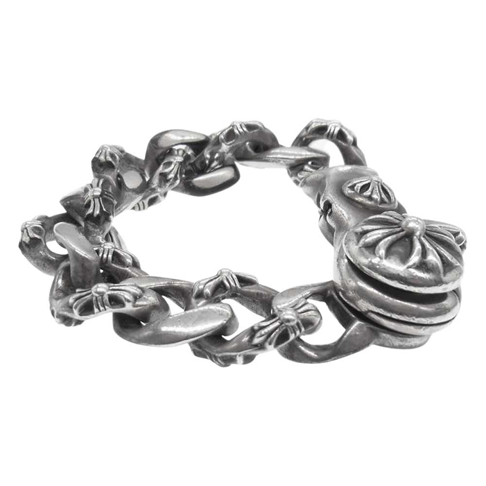 CHROME HEARTS クロムハーツ（原本無） FNCY CHN LNK ファンシーリンク チェーン クリップ ブレスレット 11リンク【中古】