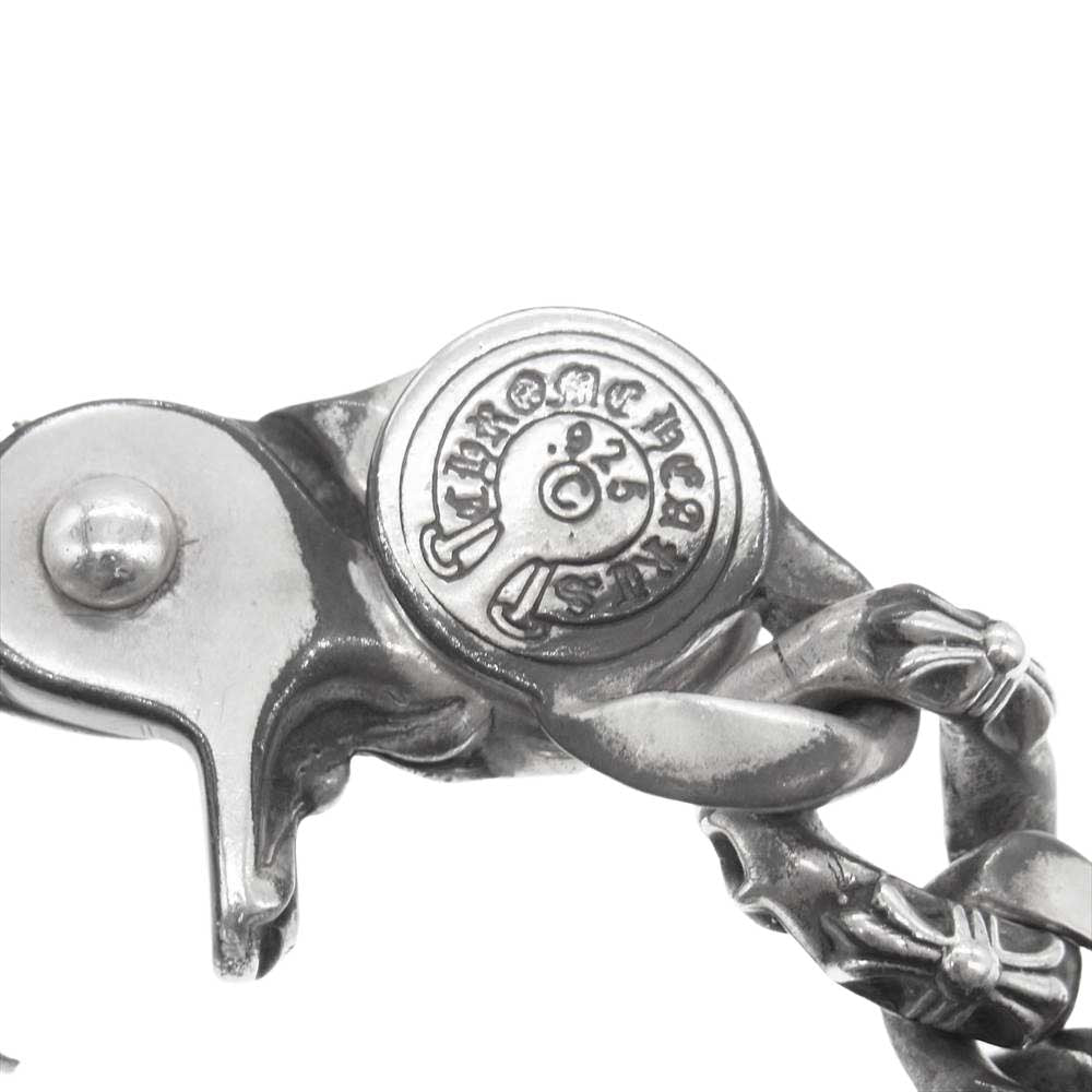 CHROME HEARTS クロムハーツ（原本無） FNCY CHN LNK ファンシーリンク チェーン クリップ ブレスレット 11リンク【中古】