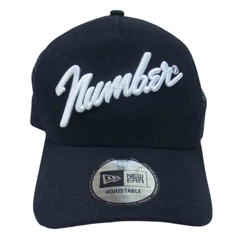 NUMBER(N)INE ナンバーナイン BH1NNE003 xNEWERA MESH CAP メッシュ キャップ ニューエラ ブラック系【中古】