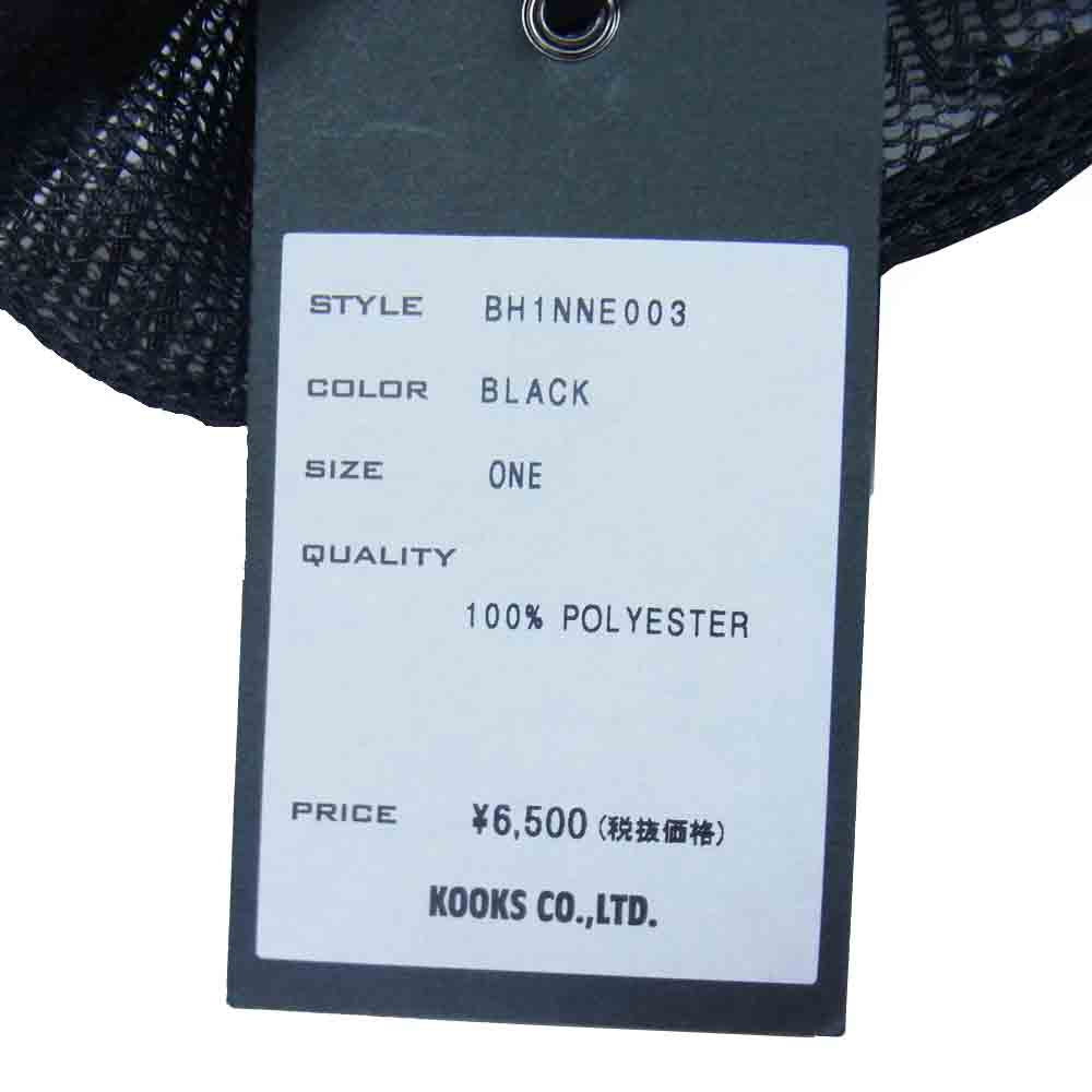 NUMBER(N)INE ナンバーナイン BH1NNE003 xNEWERA MESH CAP メッシュ キャップ ニューエラ ブラック系【中古】