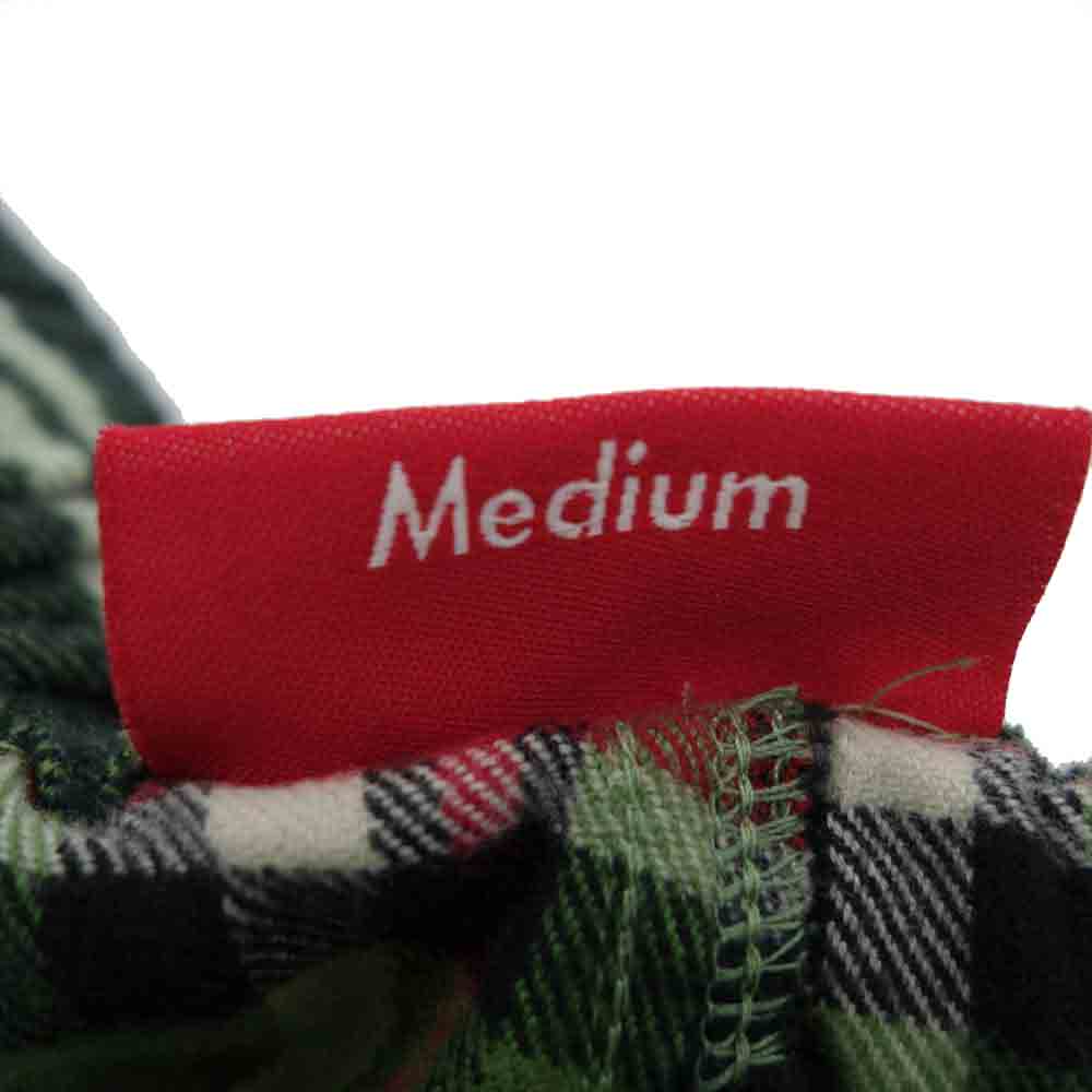 Supreme シュプリーム 20AW Tartan Flannel Skate Pant タータン チェック フランネル スケート パンツ グリーン系 M【新古品】【未使用】【中古】
