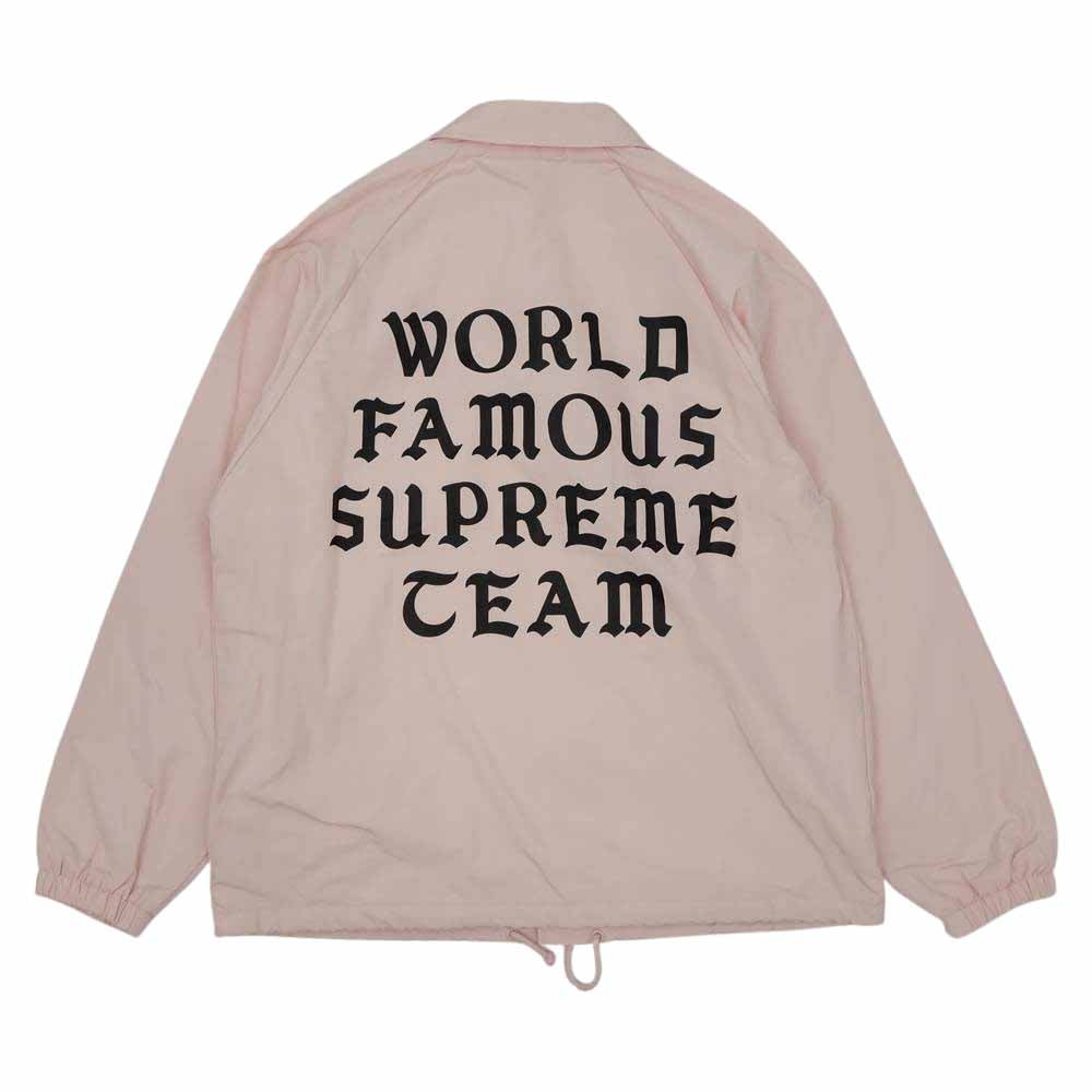 Supreme シュプリーム 20SS World Famous Coaches Jacket ワールドフェイマスコーチ ジャケット ピンク系 M【新古品】【未使用】【中古】