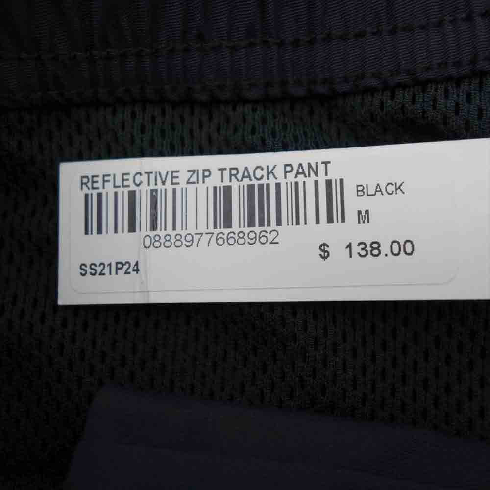 Supreme シュプリーム 21SS Reflective Zip Track Pant リフレクティブ ジップ トラック パンツ ブラック系 M【新古品】【未使用】【中古】
