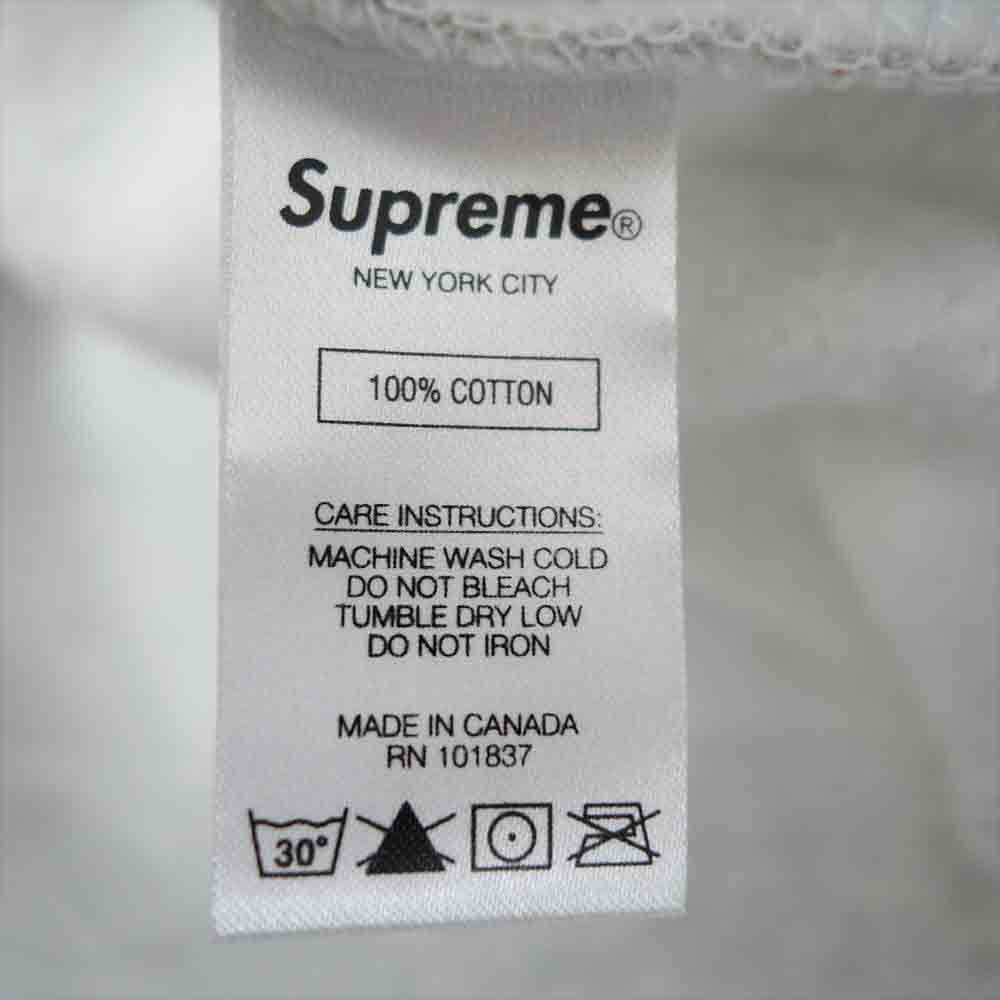 Supreme シュプリーム 19AW Small Box Crewneck スモール ボックス ロゴ パッチ クルーネック スウェット ライトグレー系 M【新古品】【未使用】【中古】