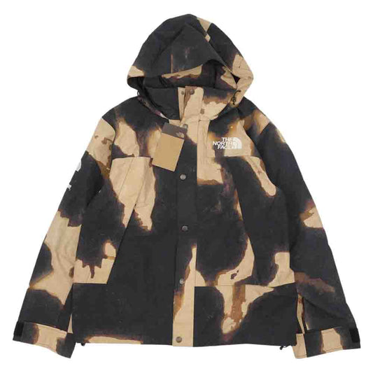Supreme シュプリーム 21AW NP52100I × The North Face Bleached Denim Print Mountain Jacket ザ ノースフェイス ブリーチ デニム プリント マウンテン ジャケット KD M【新古品】【未使用】【中古】