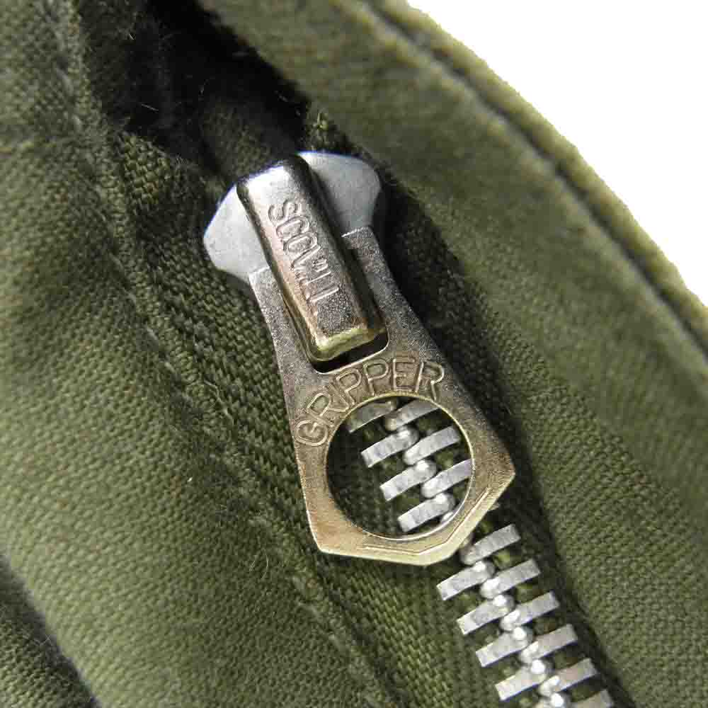 アメリカ軍 ヴィンテージ 60s M-65 GRIPPERジッパー フィールド カーゴパンツ ミリタリー パンツ 80sライナー付 カーキ系【美品】【中古】