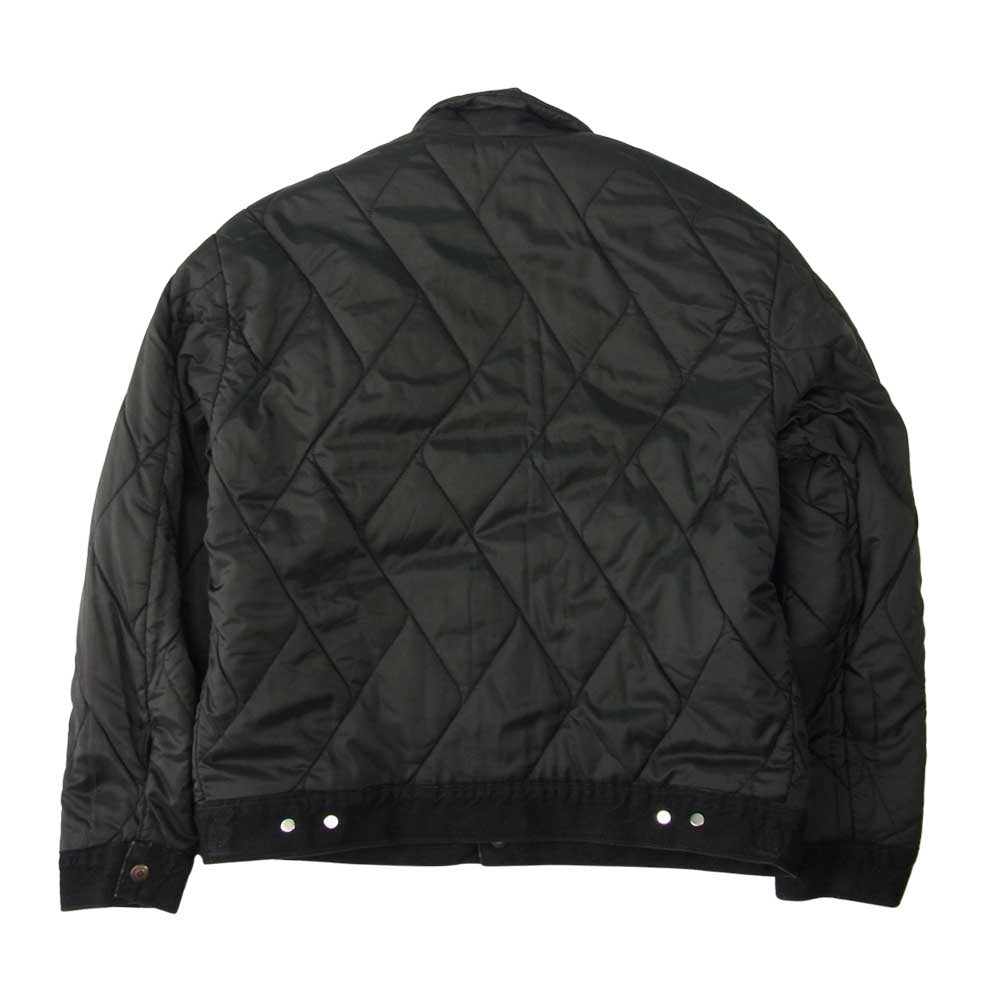 Supreme シュプリーム 18AW × Levi's リーバイス Quilted Reversible Trucker Jacket キルテッド リバーシブル トラッカー デニム ジャケット ブラック系 M【中古】