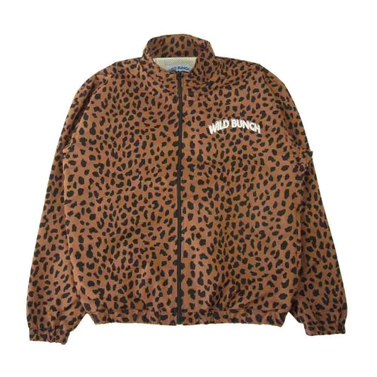 WACKO MARIA ワコマリア × WILDBUNCH ワイルドバンチ LEOPARD TRACK JACKET レオパード トラック ジャケット Sサイズ ブラウン系 S【中古】