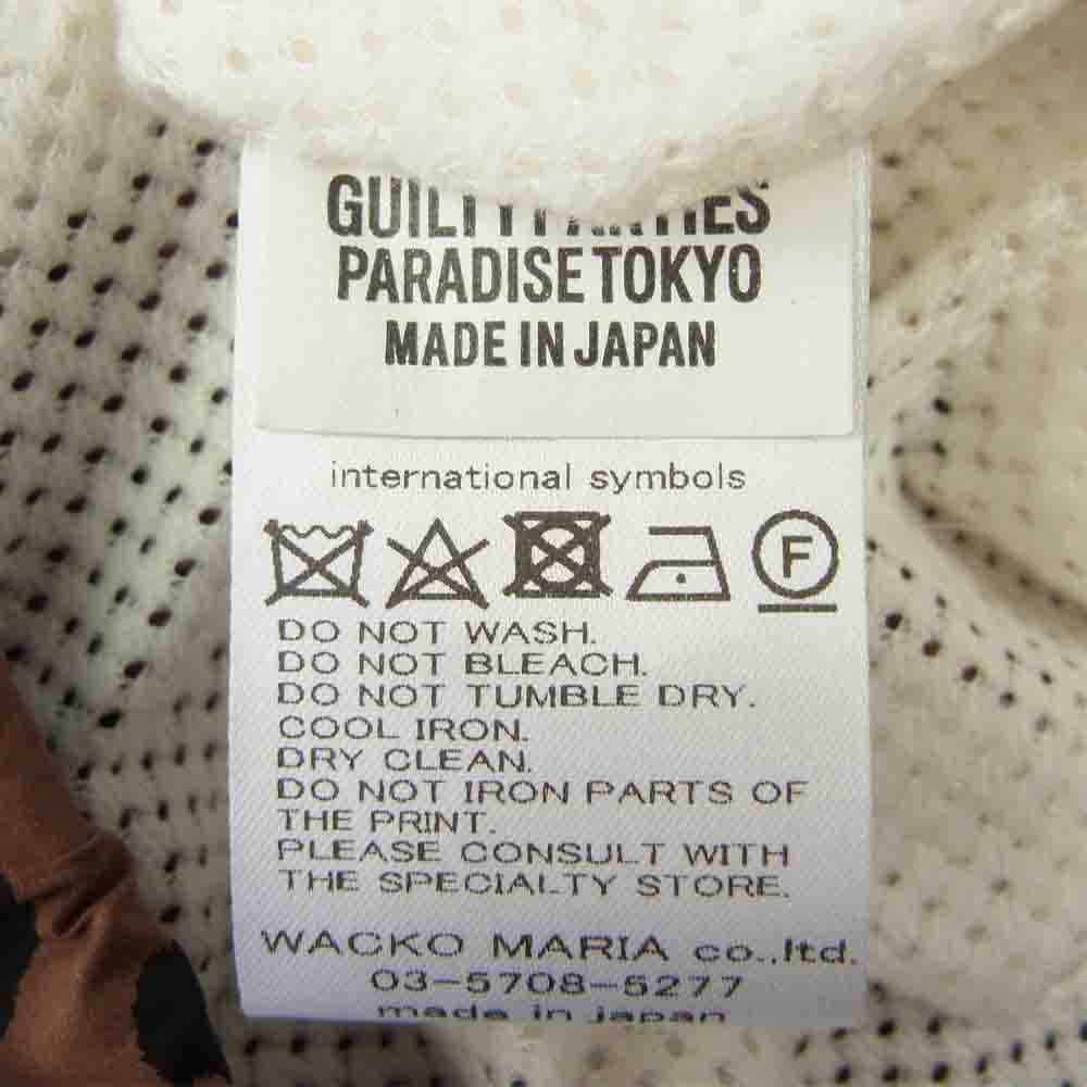 WACKO MARIA ワコマリア × WILDBUNCH ワイルドバンチ LEOPARD TRACK JACKET レオパード トラック ジャケット Sサイズ ブラウン系 S【中古】