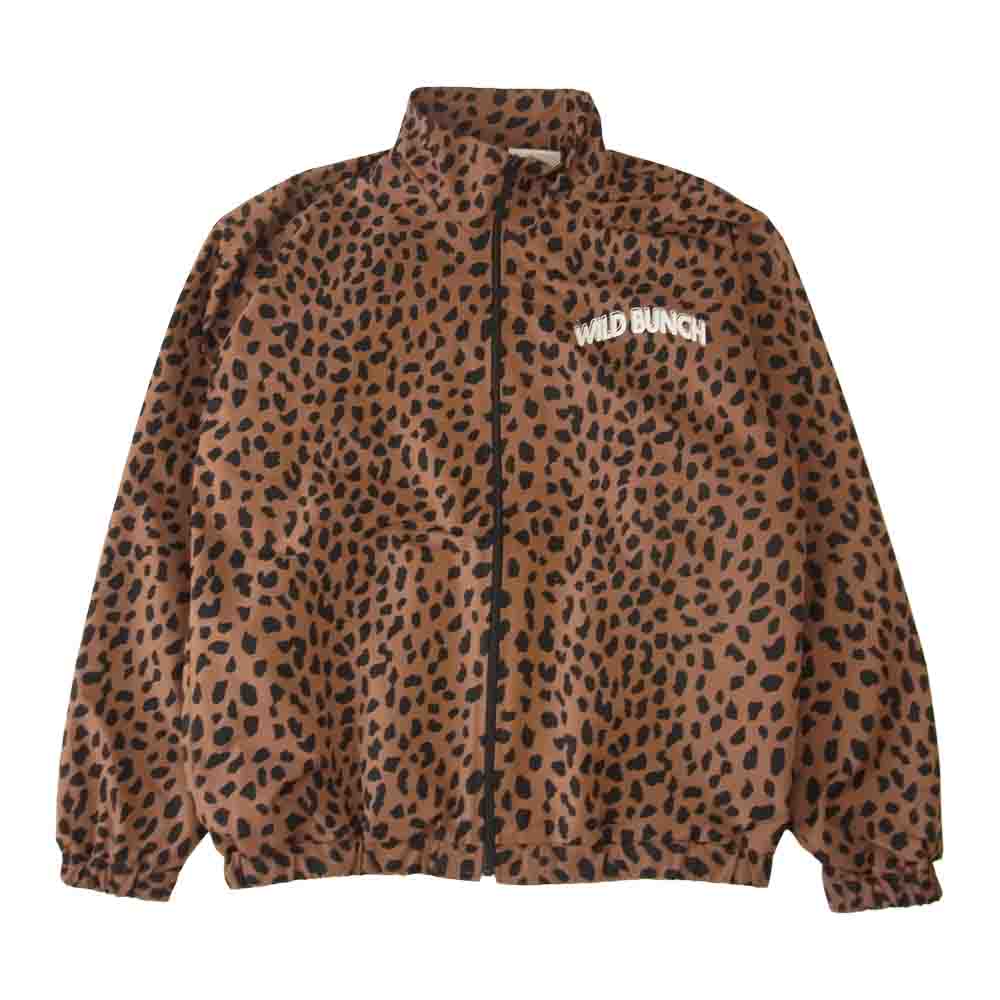 WACKO MARIA ワコマリア 21AW × WILDBUNCH ワイルドバンチ LEOPARD TRACK JACKET レオパード トラック ジャケット Mサイズ ブラウン系 M【中古】