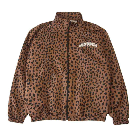 WACKO MARIA ワコマリア 21AW × WILDBUNCH ワイルドバンチ LEOPARD TRACK JACKET レオパード トラック ジャケット Mサイズ ブラウン系 M【中古】