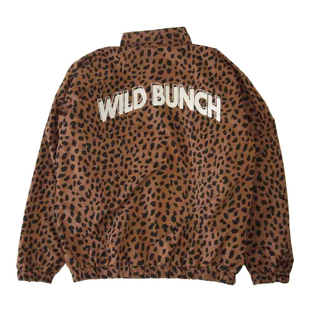 WACKO MARIA ワコマリア 21AW × WILDBUNCH ワイルドバンチ LEOPARD TRACK JACKET レオパード トラック ジャケット Mサイズ ブラウン系 M【中古】