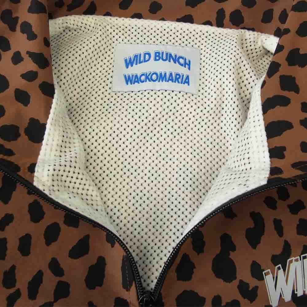 WACKO MARIA ワコマリア 21AW × WILDBUNCH ワイルドバンチ LEOPARD TRACK JACKET レオパード トラック ジャケット Mサイズ ブラウン系 M【中古】
