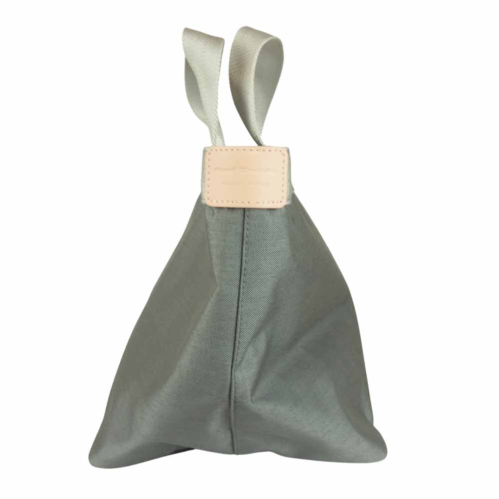 Herve Chapelier エルベ・シャプリエ 707CD 舟型トートM 京都店限定 ノワールタグ フュズィ×シルバー M グレー系【美品】【中古】