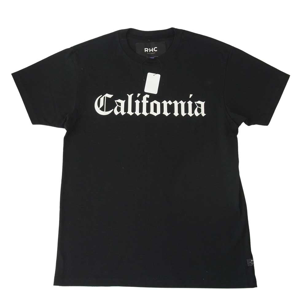 Ron Herman ロンハーマン RHC California プリント Tシャツ ブラック系 M【中古】