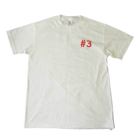 Ron Herman ロンハーマン × CAFE LEGS #3 カフェレッグス プリント 半袖 Tシャツ ホワイト系 M【中古】