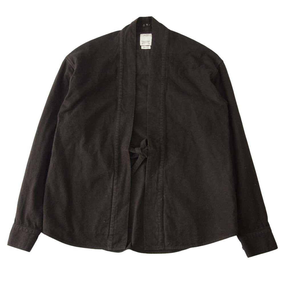 VISVIM ビズビム 18AW 0118205011012 LHAMO SHIRT NELL DESI COTTON ネル ラモ シャツ カーディガン ブラウン系 2【中古】