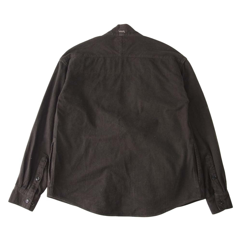 VISVIM ビズビム 18AW 0118205011012 LHAMO SHIRT NELL DESI COTTON ネル ラモ シャツ カーディガン ブラウン系 2【中古】