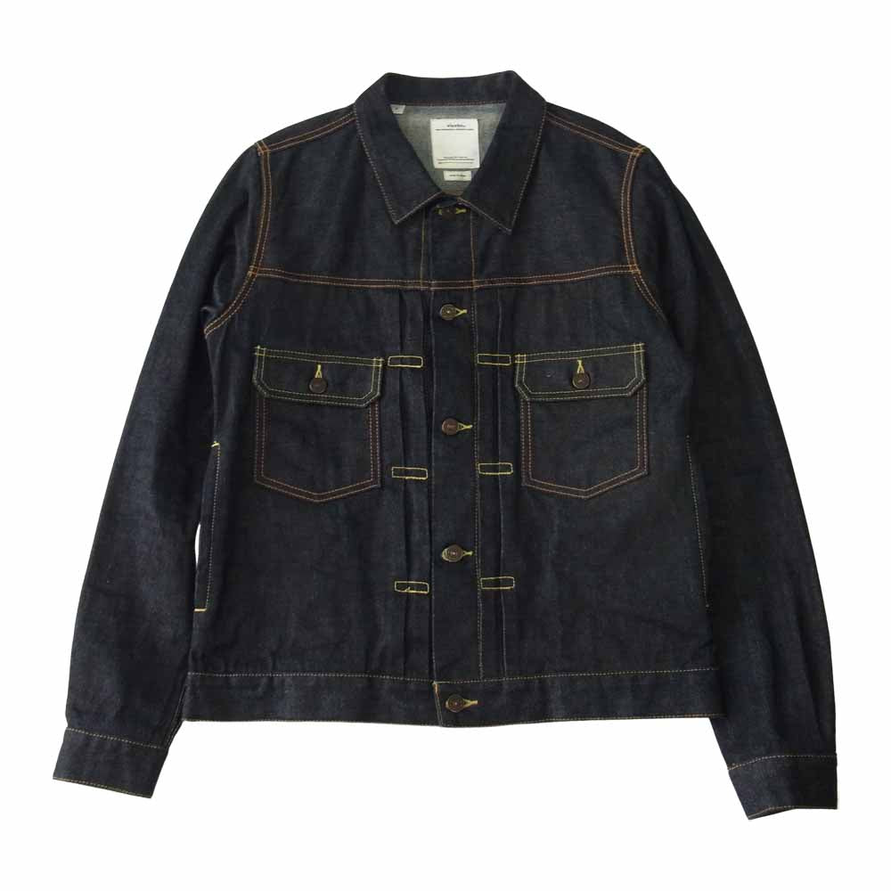VISVIM ビズビム 19SS 0119105006001 101 JKT UNWASHED デニム ジャケット インディゴブルー系 3【中古】
